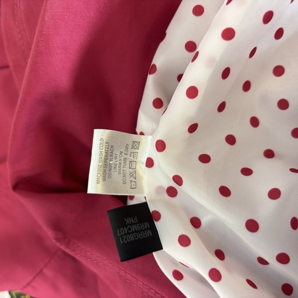 Marvin Richards New York pink double‎ breasted trench coat.  Size S - Picture 6 of 8
